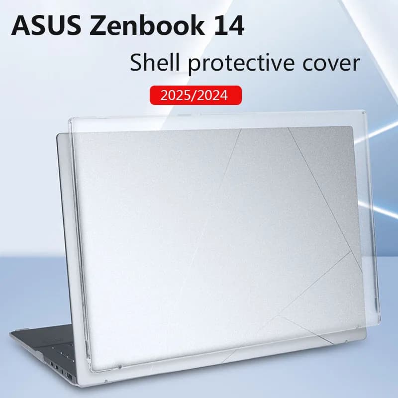 Per Asus Zenbook 14 ‌ Custodia rigida per laptop 2025/2024 UX3405C/UM3406K custodia trasparente opaca antigraffio custodia smerigliata.