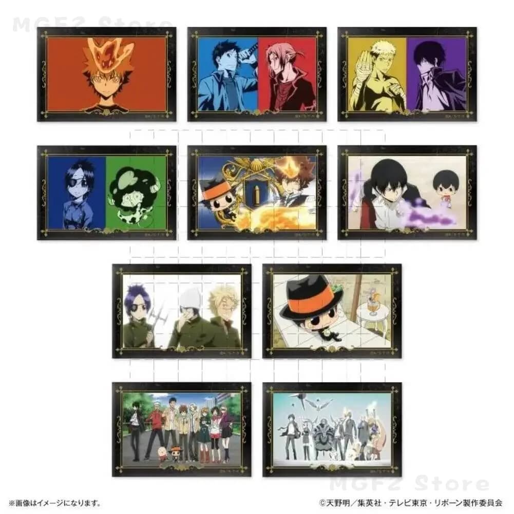 REBORN! Portachiavi in Acrilico Hibari HITMAN Kyouya Yamamoto Takeshi Goku Suna, Modellini di Personaggi, Decorazione da Scrivania, Regalo Cosplay Cartoon