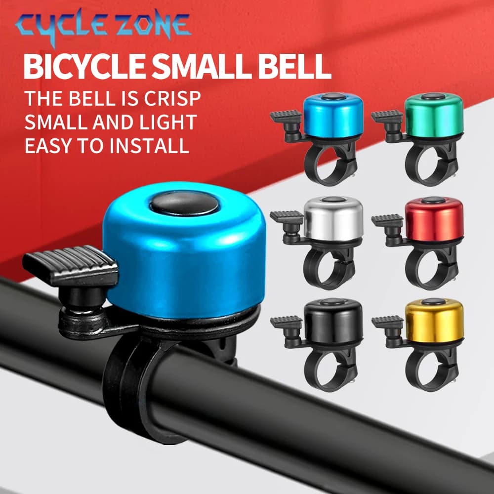 MTB Bicycle Doorbell Ring for Handlebar Aluminum Alloy Bike Safety Warning for Mountain Road Cycling Accessories for Cycling Clacson