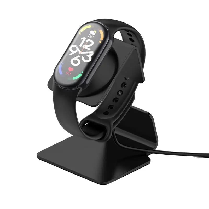 Supporto per caricabatterie in alluminio per Xiaomi Mi Band 8 staffa di ricarica supporto per supporto per caricabatterie per orologio Dock Station supporto in metallo