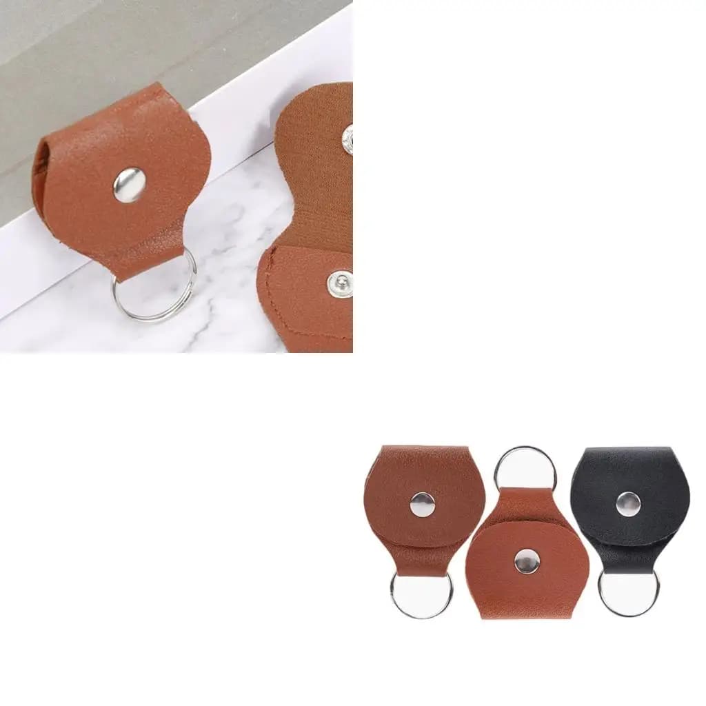 Comoda scatola porta plettri per chitarra Borsa per plettri per chitarra Custodia protettiva per plettri Custodia antiurto per