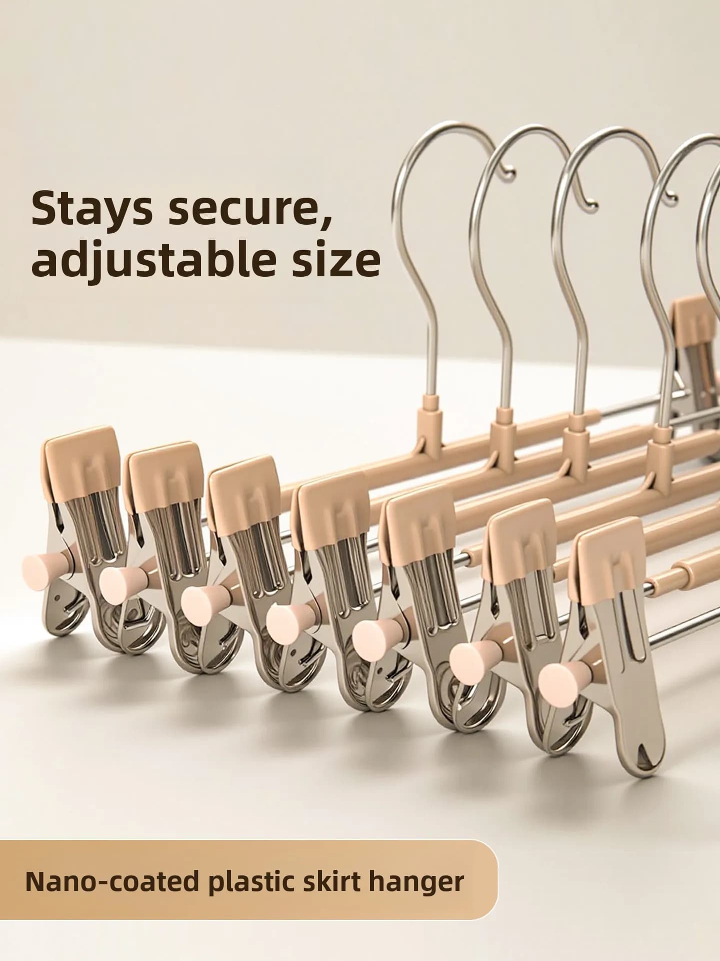 Home Use Clip-free clothes hanger, Ideal for Hanging skirts and pants (JK model)