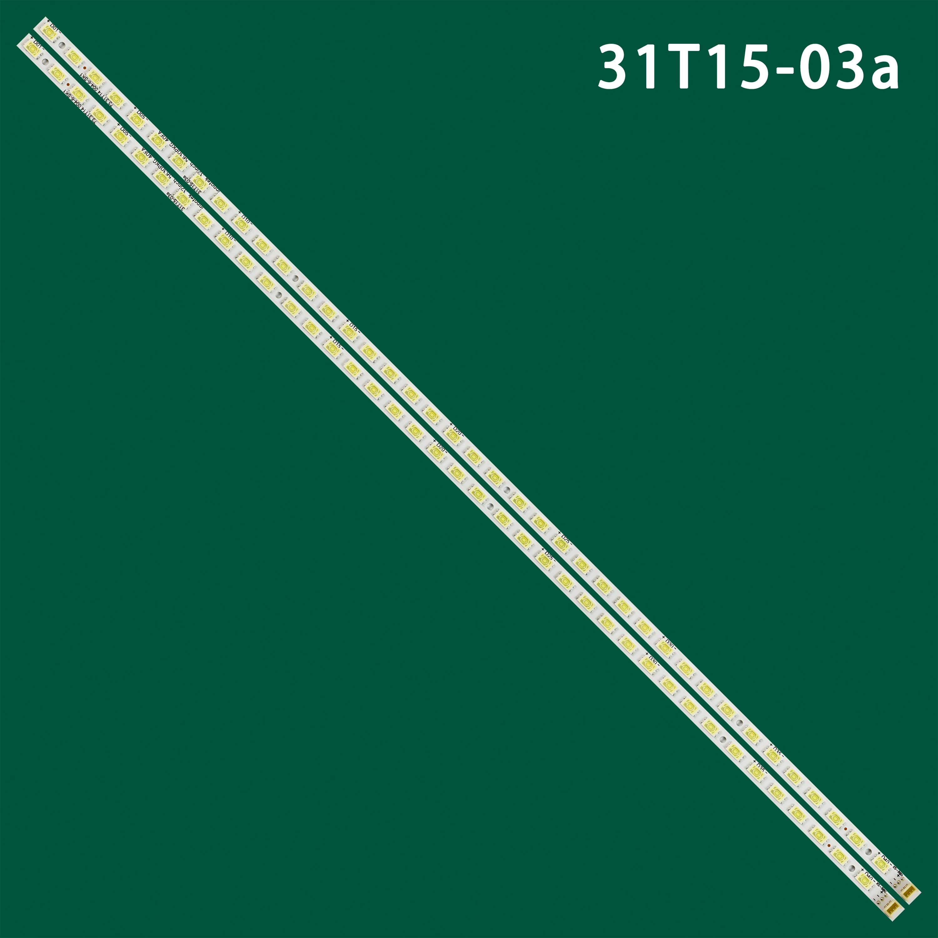 New LED Strip 2 PZ * 40LED 361mm 31T15-03 31T15-03a for innotek 32 inch 5630PKG 40EA 73.31T14.004-6-SK1 T315XW06.V.3 32LV3700
