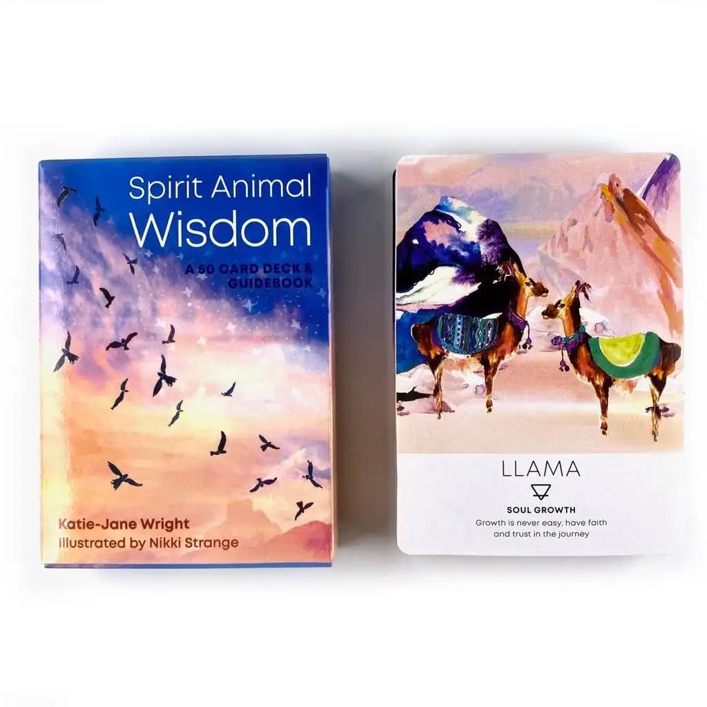 Spirit Animal Wisdom Carte Oracle Gioco da tavolo per feste per il tempo libero Mazzo di tarocchi di profezia di predizione del futuro