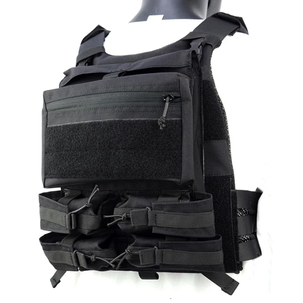 Tactical vest Banger Pouch Bag Rear panel Hook Ring Backpack Moisturizing bag for 420 Vest Wallet Airsoft Hunting Nylon