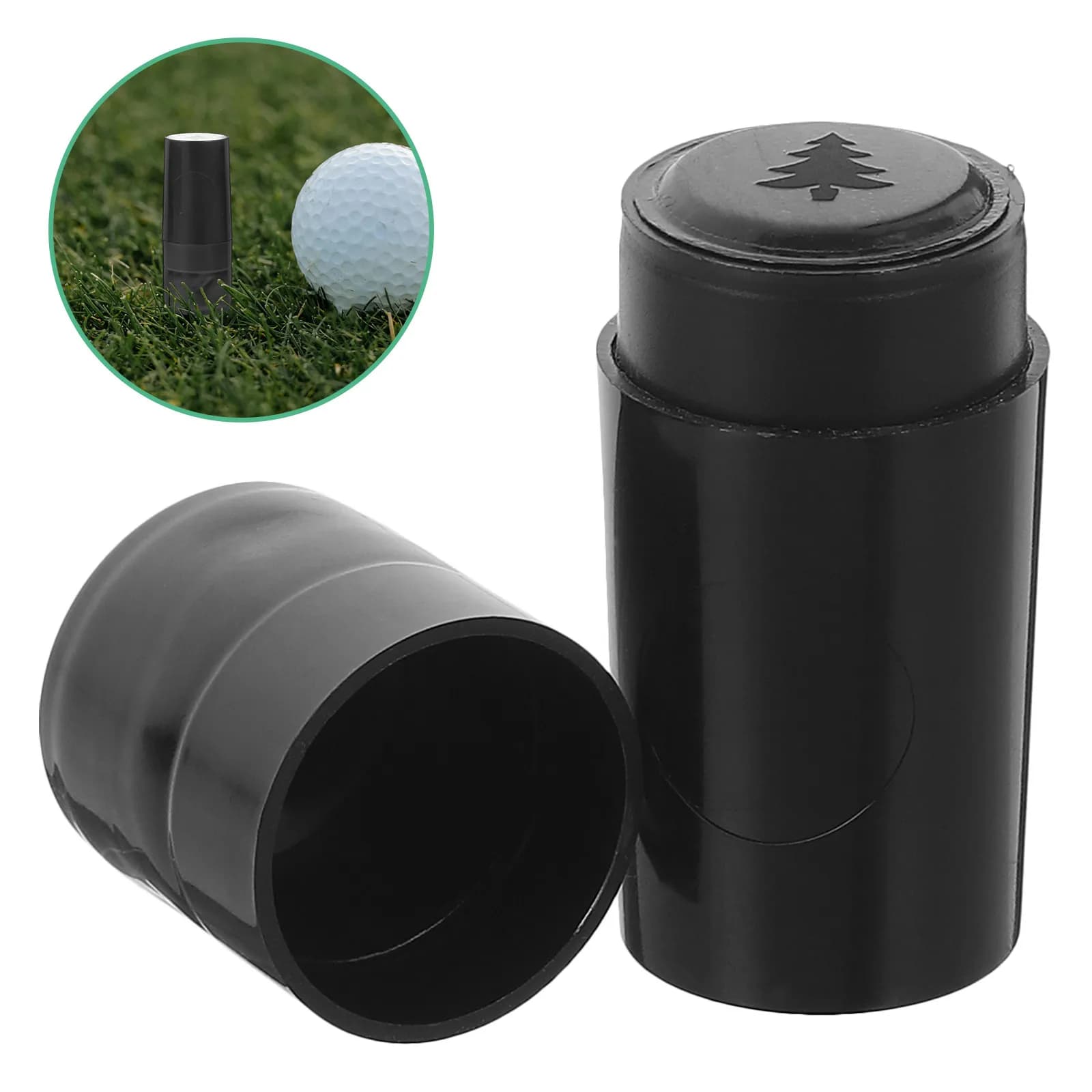 Strumento per timbrare palline da golf, portatile, riutilizzabile, in materiale PP, design compatto, funzionamento fluido, accessorio da golf per giocatori e collezionisti