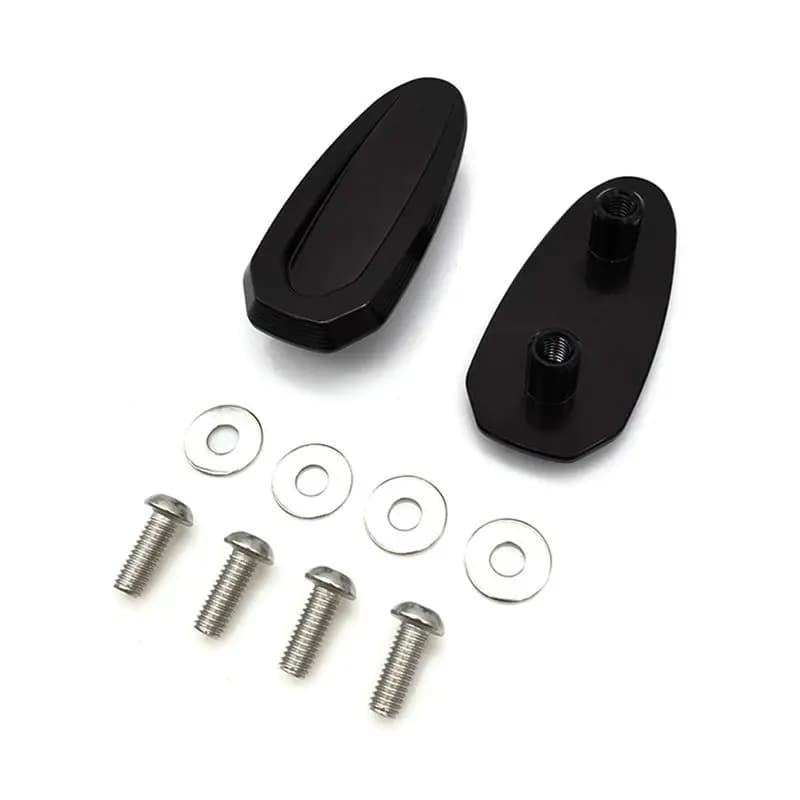 Copertura Base Specchietto Retrovisore Moto Better-For BMW S1000RR 2019-2023 Eliminatore Vento Parabrezza Copertura Foro Specchio - Nero