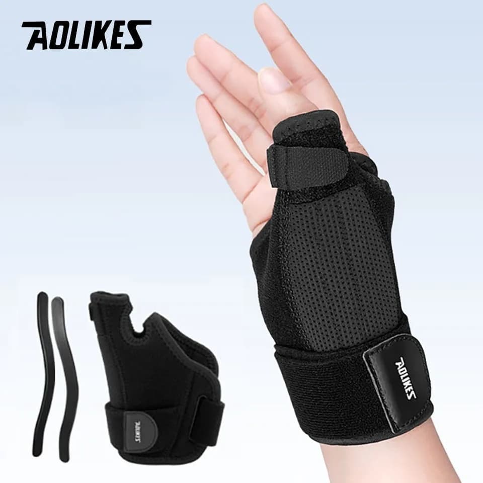 AOLIKES 1PCS Nuovo Flessibile Stecca Polso Pollice Supporto Brace per Tendinite Artrite Traspirante Pollice Protezione Della Protezione
