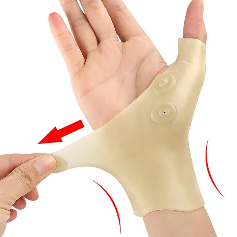 Guanti per alleviare il dolore al pollice della mano del polso della terapia delle bretelle di supporto del pollice del polso del gel di vendita caldo