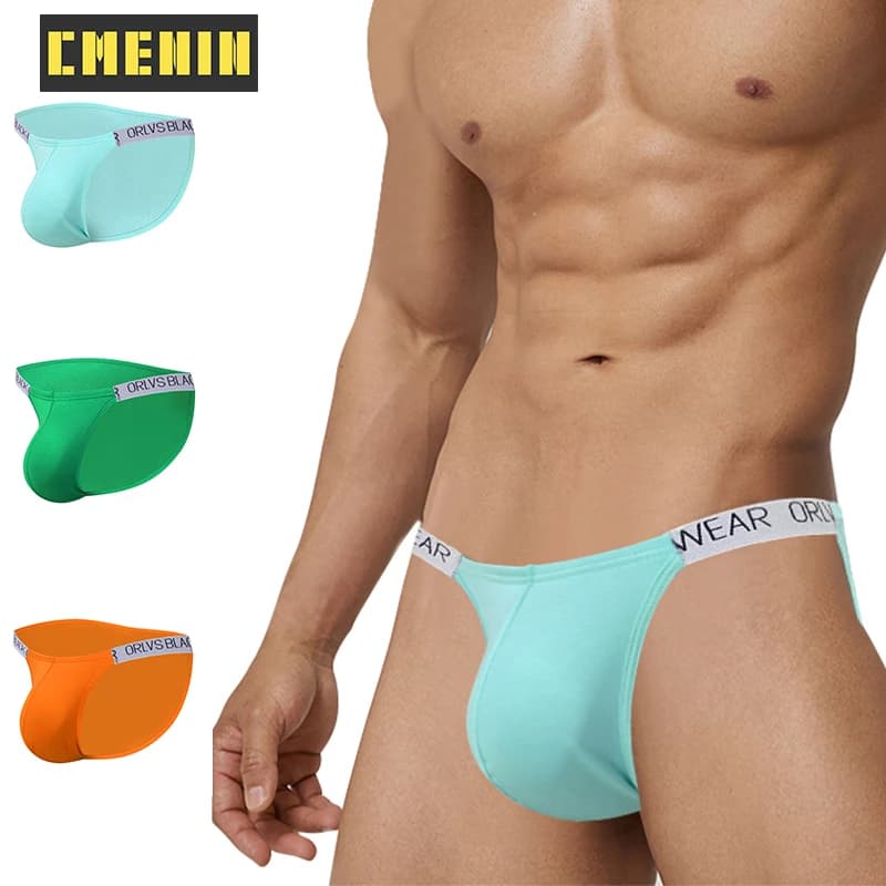 CMENIN Sexy Summer Comfortable Soft Modal Briefs for Men Male Breathable Underwear Summer Modal Brief Sissy Silp Panties Brief