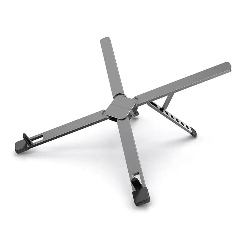 AEB1-Supporto per laptop Base per computer portatile pieghevole con supporto per dissipazione del calore