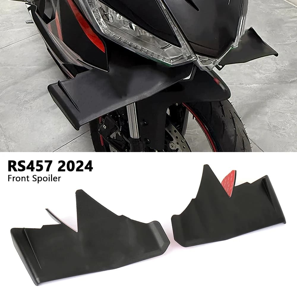 Moto Winglet Carenatura Anteriore Ala Guard Copertura Per Aprilia RS 457 RS457 rs457 2024 Decorazione Winglets Accessori Logo