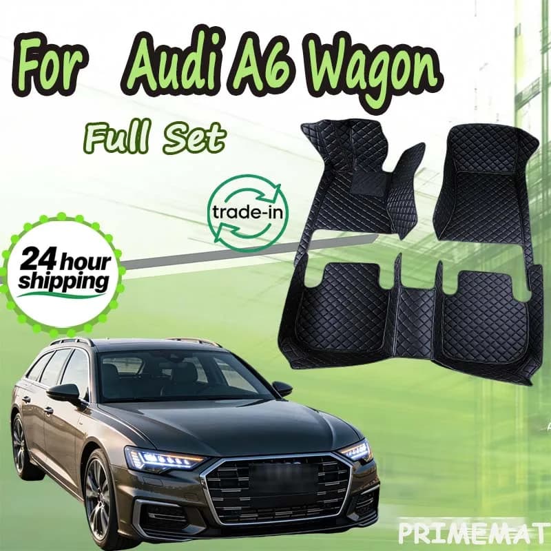 Tappetini per Auto per Audi A6 Wagon 2007-2023, Accessori Auto