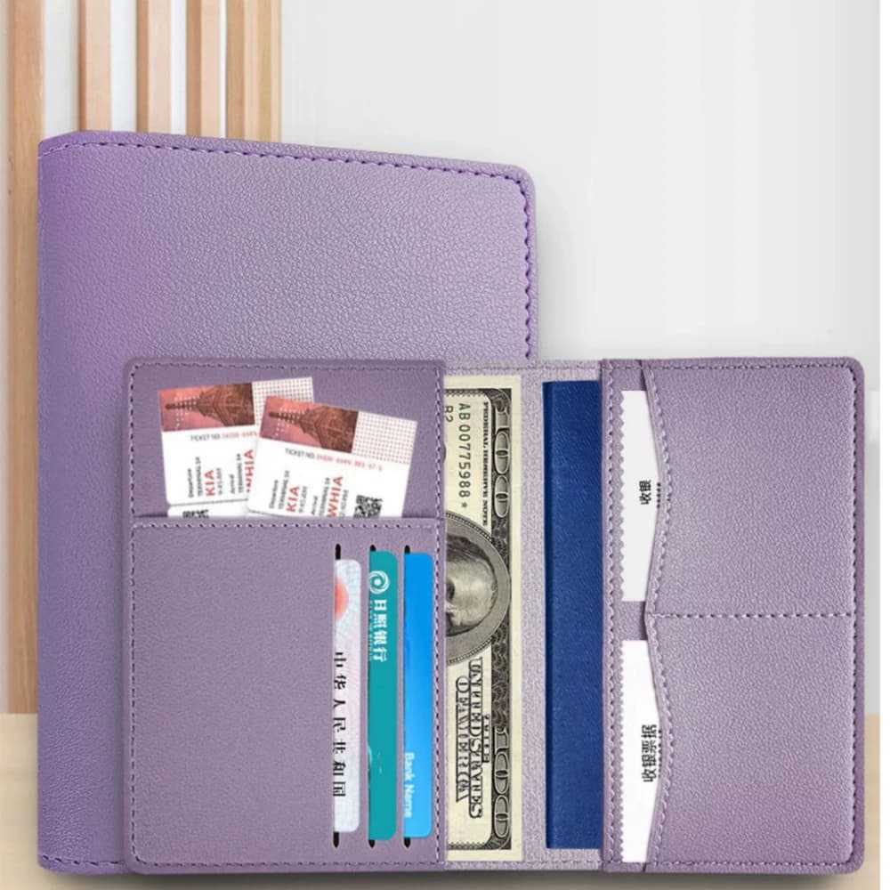 Custodia Protettiva per Passaporto alla Moda con Motivo Mondiale, Porta Passaporto da Viaggio, Portafoglio Regalo, Custodia per Carte in Pelle PU, Borsa Portaoggetti Unisex