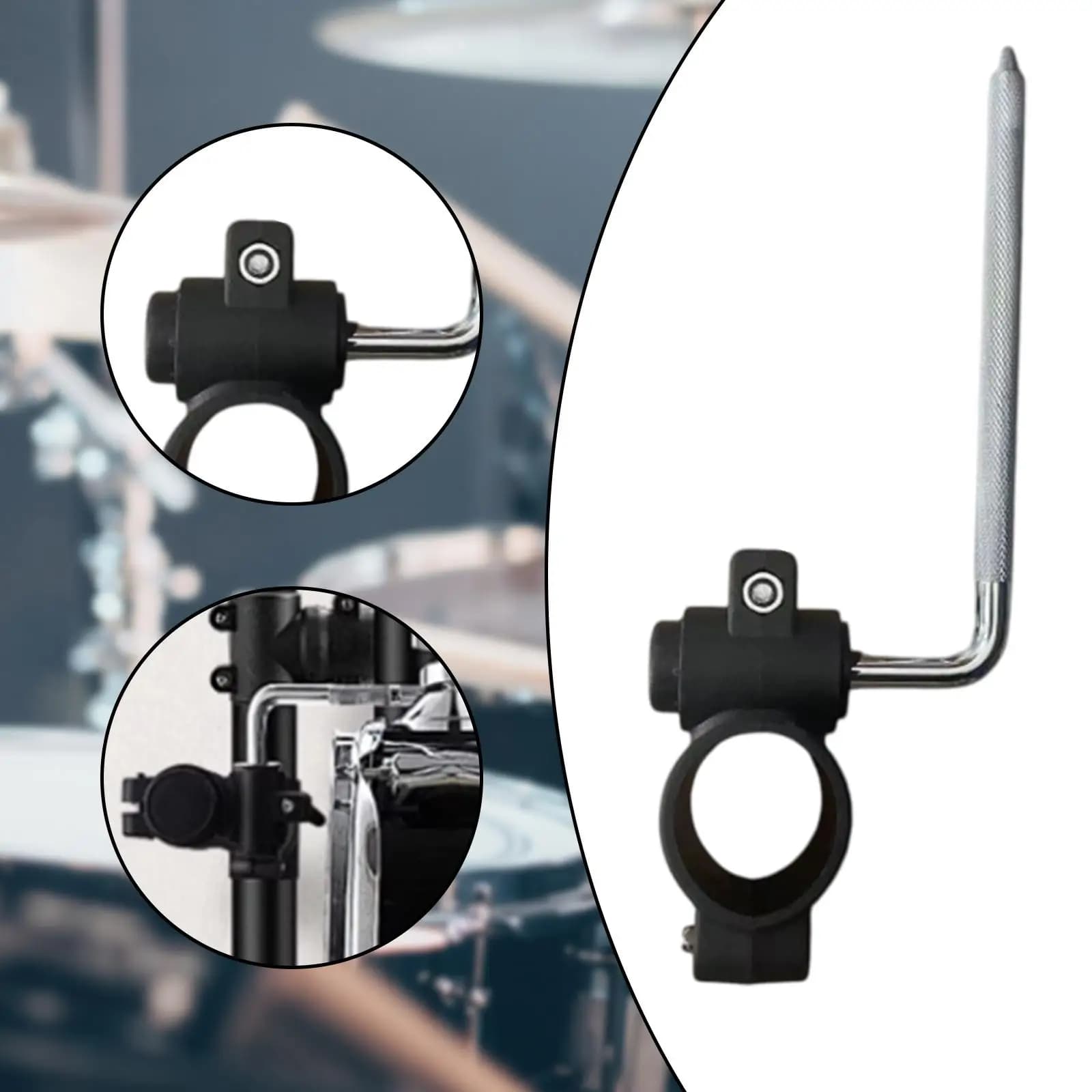Supporto per batteria elettronica Tom Drum Mount Holder L Rod per prestazioni all'aperto