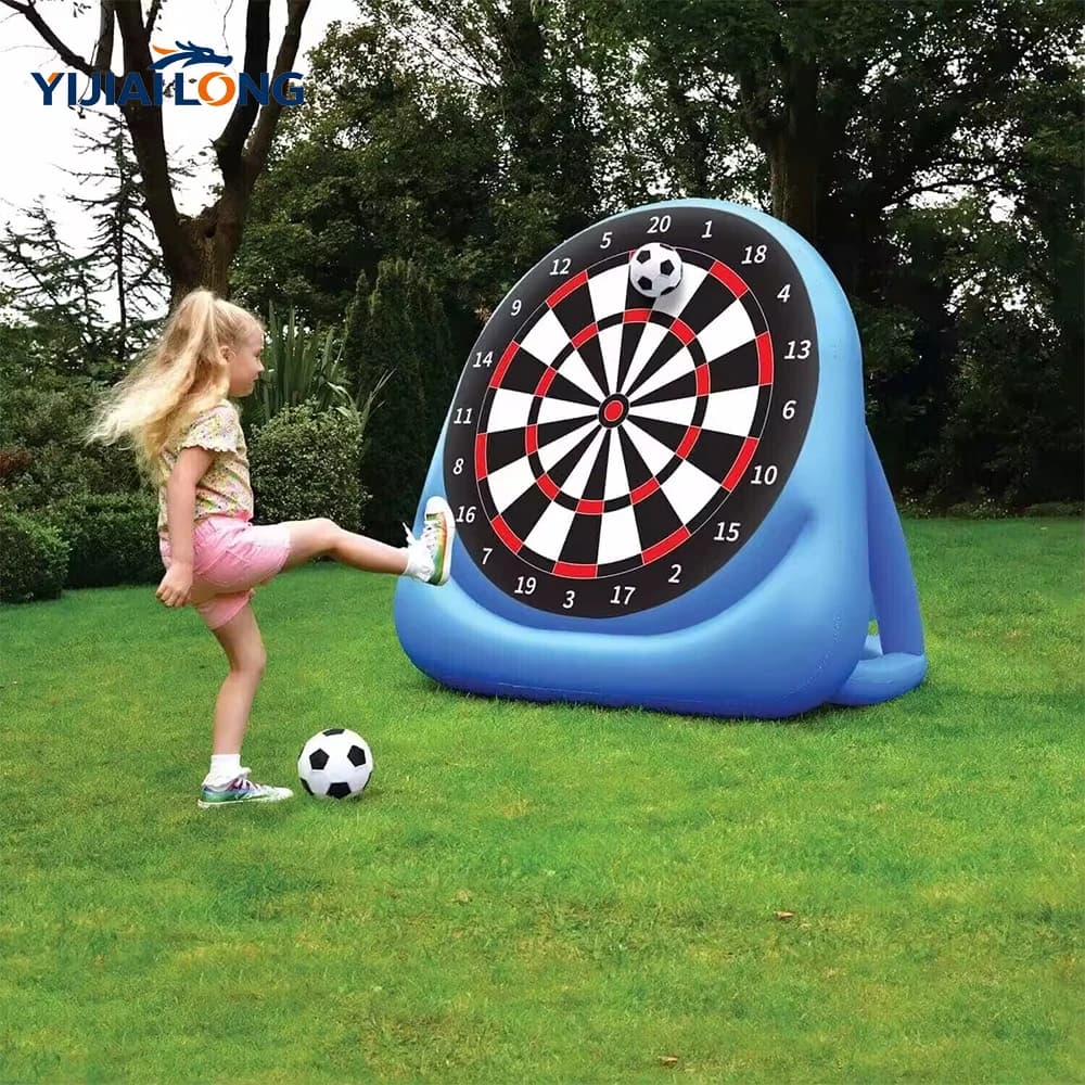 Tavolo da gioco gonfiabile decorativo da 6 piedi per esterni con palline appiccicose, per calcio, tennis, golf, divertimento, carnevale, feste in giardino, sport