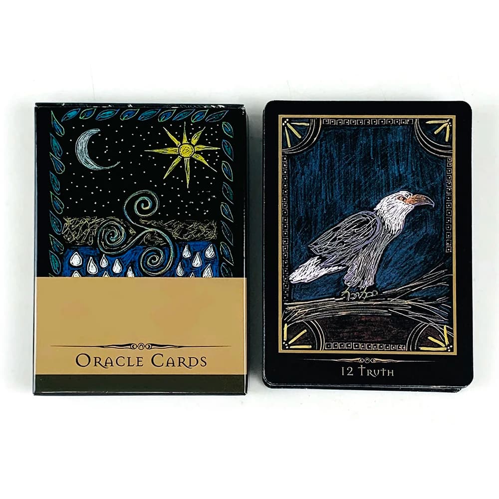 Nuove carte Oracle Festa in famiglia Profezia Divinazione Gioco da tavolo Gioco di carte da gioco per feste, perfetto per divinazione e regali