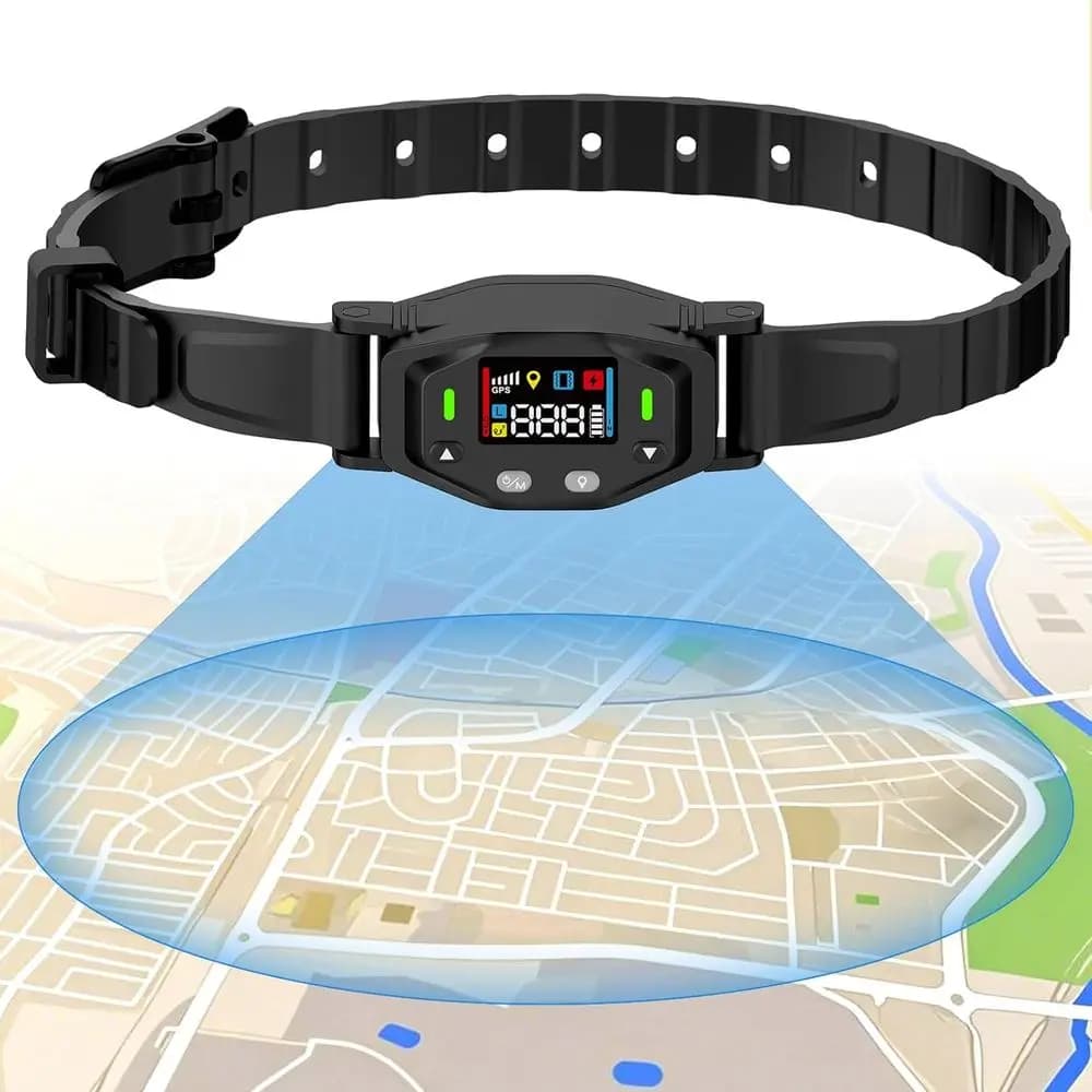Sistema di recinzione wireless per cani, collare impermeabile, portata da 25 a 999 iarde, addestramento con vibrazione e shock per cani di peso superiore a 18 libbre