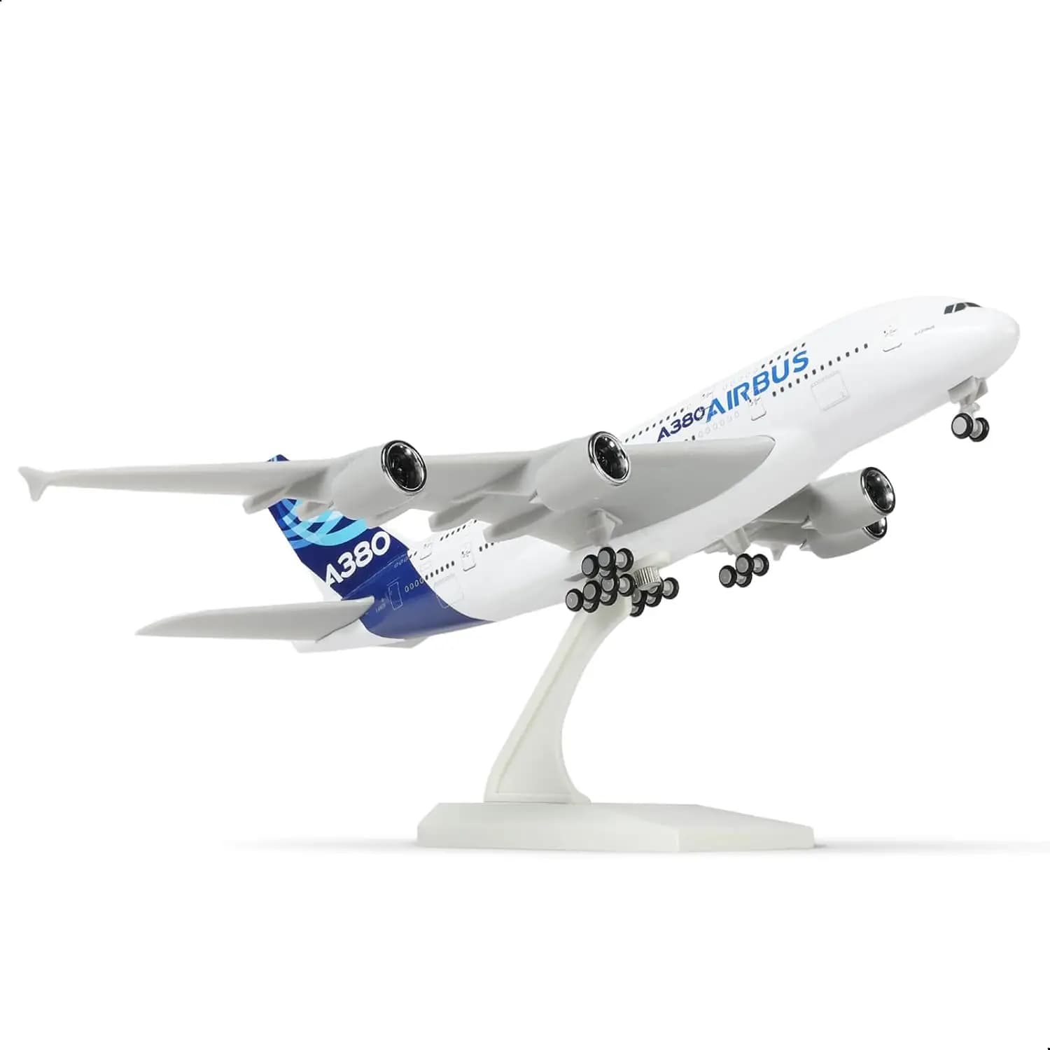 1/240 Scale Toy Model Plane Kit A380 Prototype Airline A380 Aircraft Resin Diecast Airplanes Plane for Collections and Displays