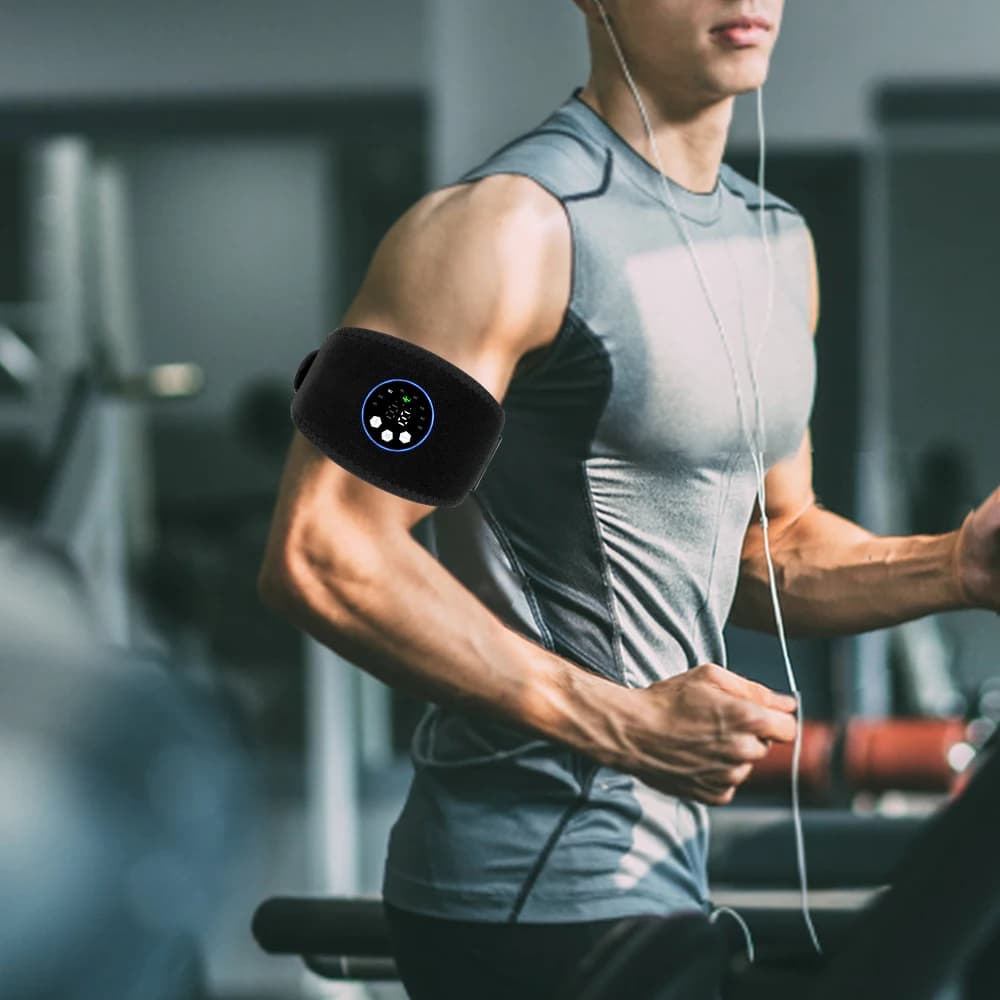 Intelligent EMS Muscle Stimulator, Toning Belt for Arms and Legs, Muscular Toniifier, Slimming, Home Fitness Equipment