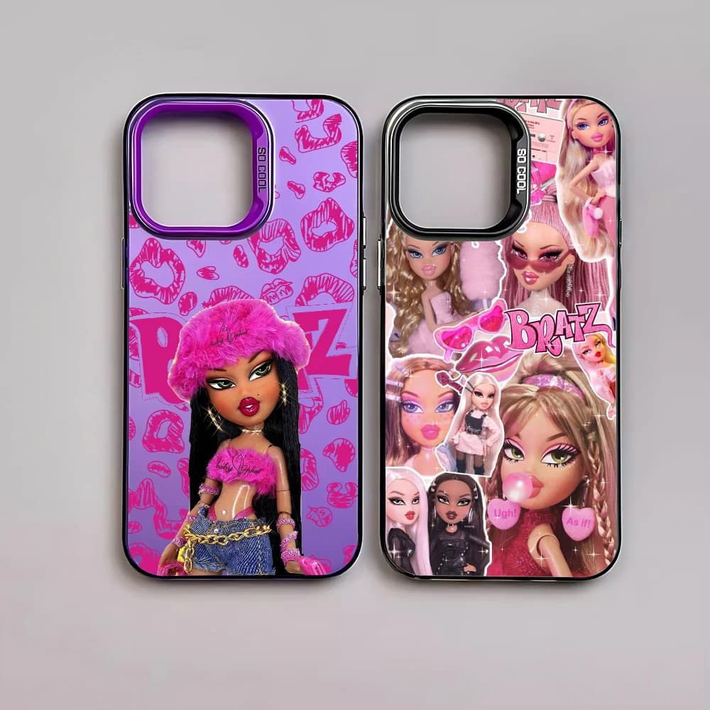 Moda nuova bella bambola Bratz cassa del telefono per Xiaomi Redmi Nota 7 8 9 9S 10 11 12 13 14 Pro Plus 4G 5G Anti caduta opaca copertura posteriore