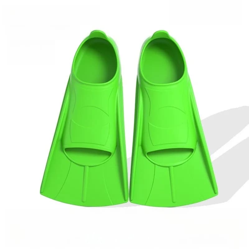 Solid Color Short Silicone Frog Shoes Professional Swimming Pins Frog Shoes for Kids Diving Gift for Underwater Equipment for Training