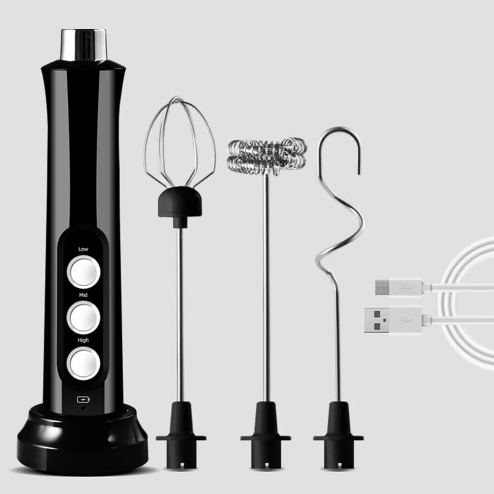 Milk Frother Frothing Foarmer Electric Handheld Milk Frother Cold Hot Latte Cappuccino Coffee Bubble Maker Whisk Mixer
