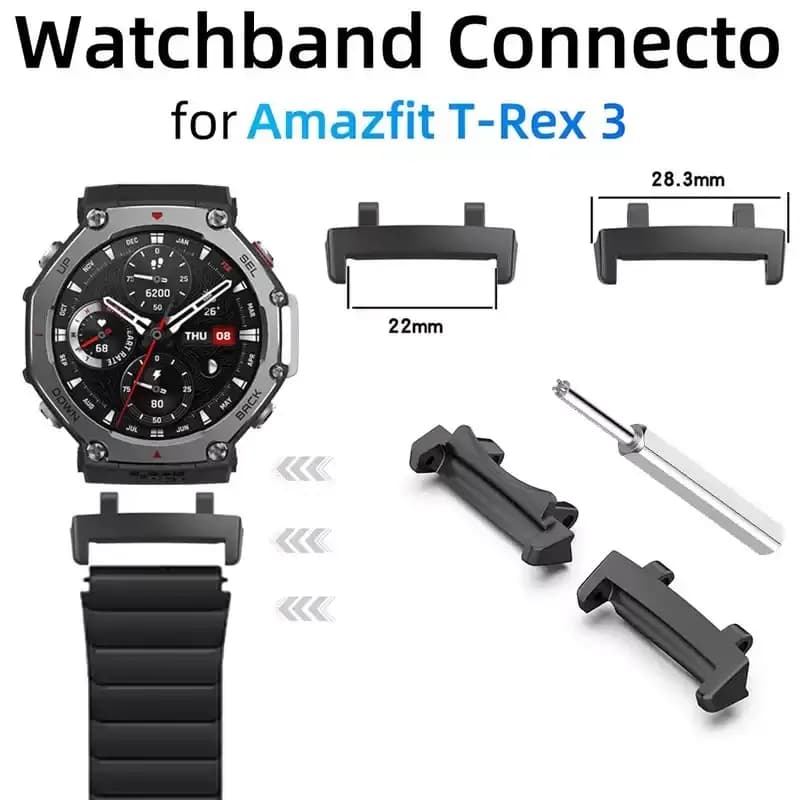 For AMAZFIT Huami T-Rex 3 solid steel Watch Strap with Advanced Feeling Metal Bracelet T-Rex 2 Outdoor Mountaineerin bracelet