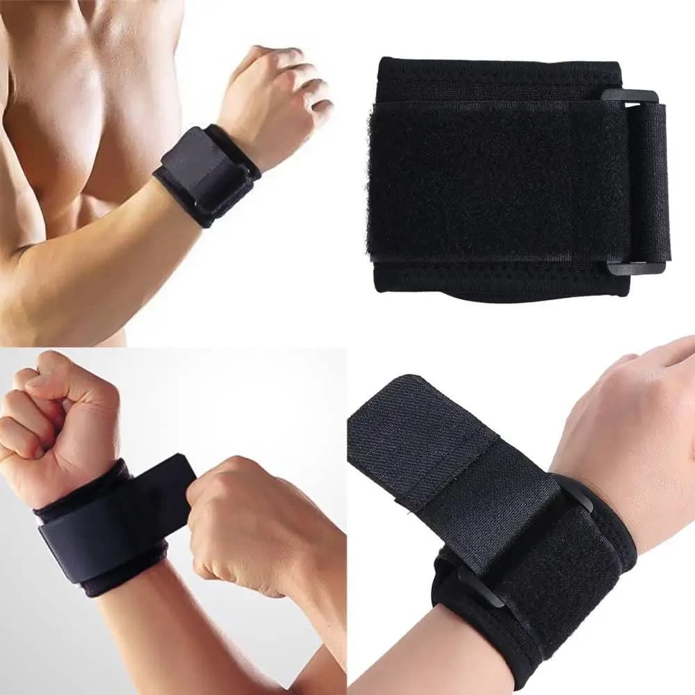 Fascia da Polso Traspirante Regolabile Morbida per Palestra e Sport Supporto Compressivo di Sicurezza per Polso per Pallavolo