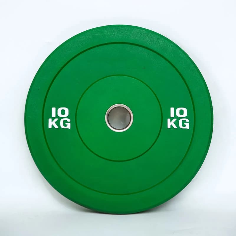 Set di dischi per bilanciere in acciaio inossidabile con logo personalizzato 2024, dischi in gomma colorati per promuovere le vendite