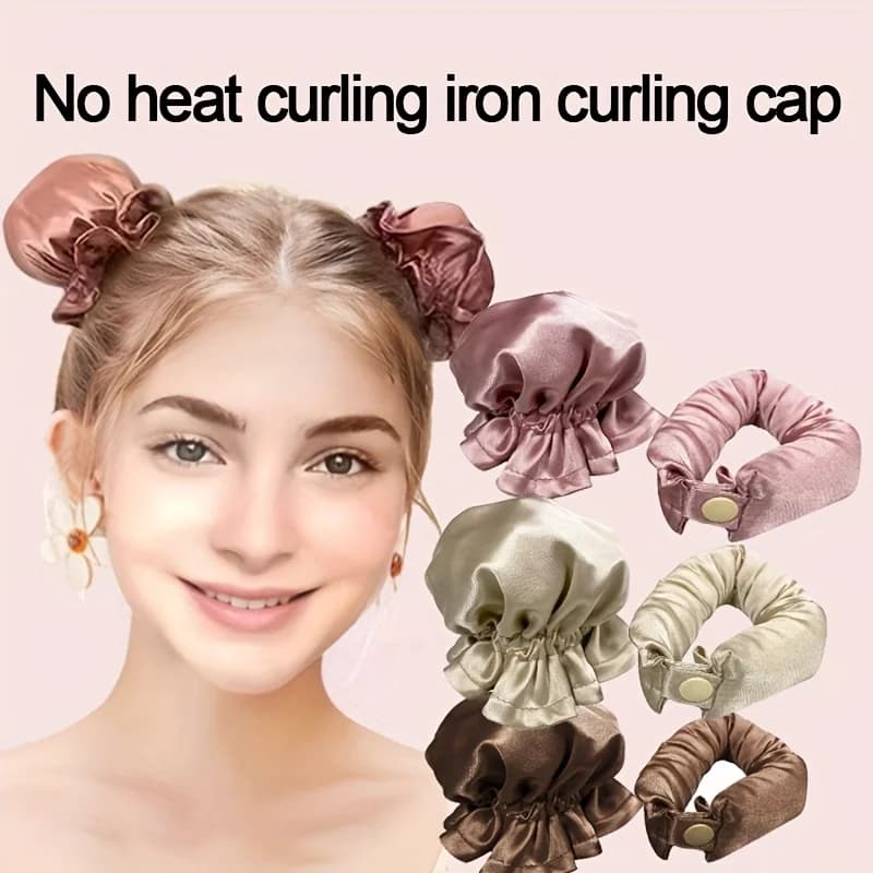 Heat-free curling rod band Hair Rollers without heat Soft flexible door for sleeping for night curls All types of hair styling tools
