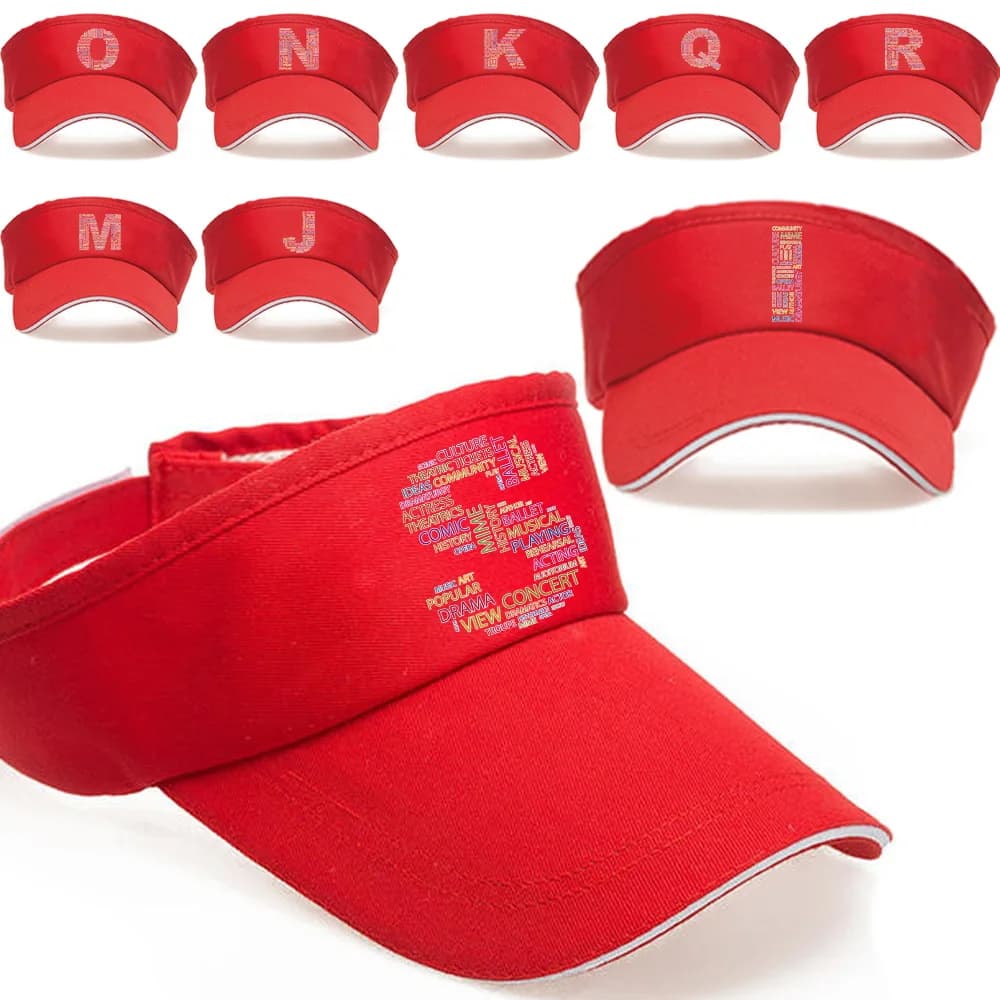 Baseball Cap New Era Design Outdoors Sun Hat Text Letter Print Series Red Empty Top Hat for Golf Marathon Running Marathon