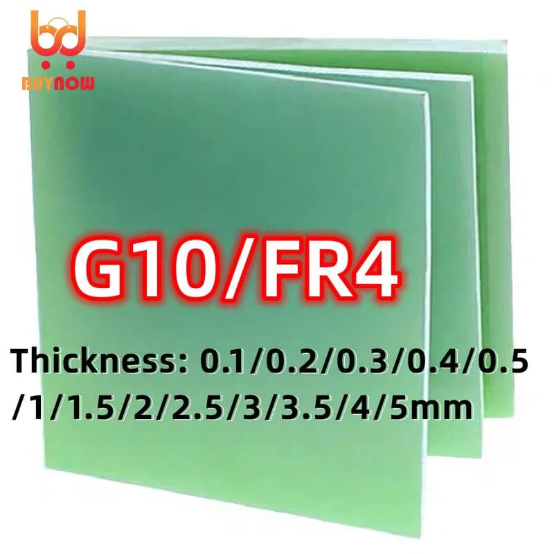 0.1/0.2/0.5/1/2/3/4/5mm Thick FR4 Fiberglass Sheet Light-green G10 Epoxy Plate 3240 FR-4 Epoxy Resin Board Glass Fibre 3D Print