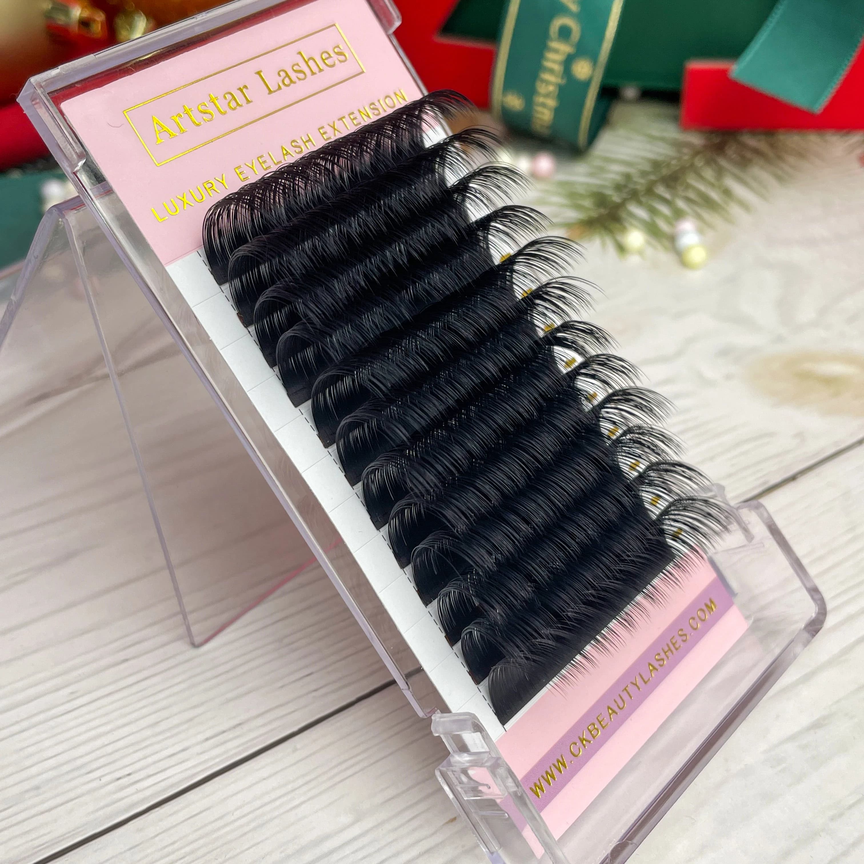 ARTSTAR 12 rows/bathroom L/LC/LD/M Curl individual eyelashes natural matte natural silk mink soft fake mink eyelashes