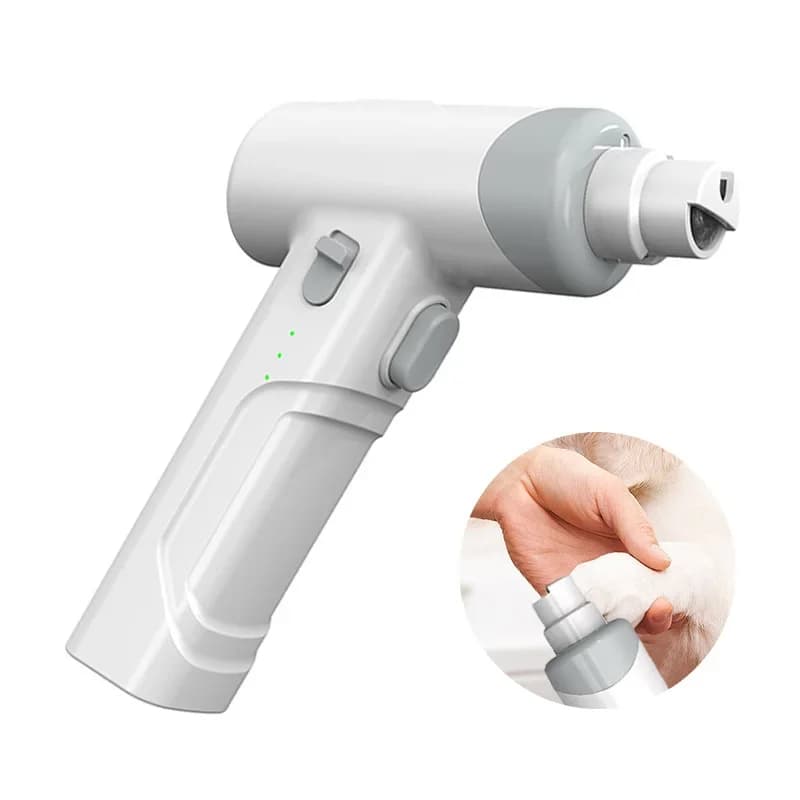 USB Charging Electric Pet Nail Clipper Portable Dog Nail Grinder Grooming Tool for Small Medium Large Dogs Puppy Cat