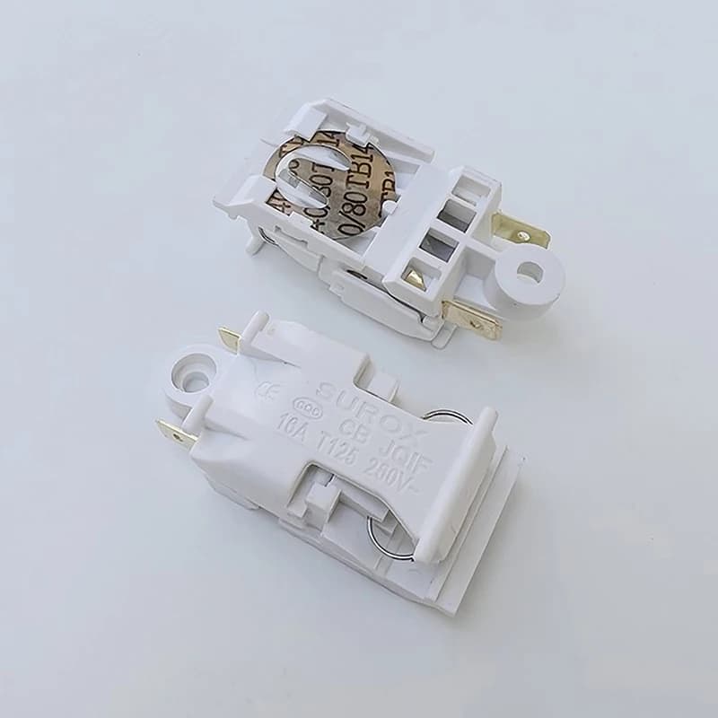 Set di 5 Interruttori Automatici Bianchi da 16A ad Alta Potenza per Bollitore Elettrico, Temperatura Regolabile