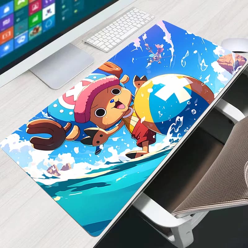 One Piece Tony Tony Chopper Mouse Mat, Computer Extended Play Mat, Laptop Desk Mouse Mat, Game Keyboard Mat, Durable Carpet