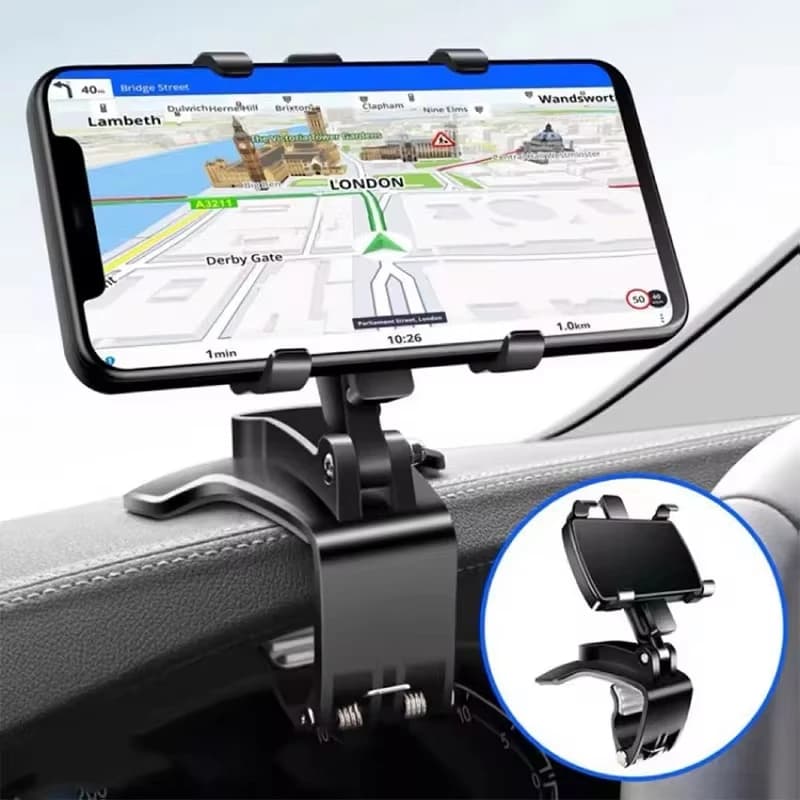 Car phone stand Clip for dashboard Universal bracket for 360 degree rotation for iPhone Samsung Xiaomi Huawei Car accessories
