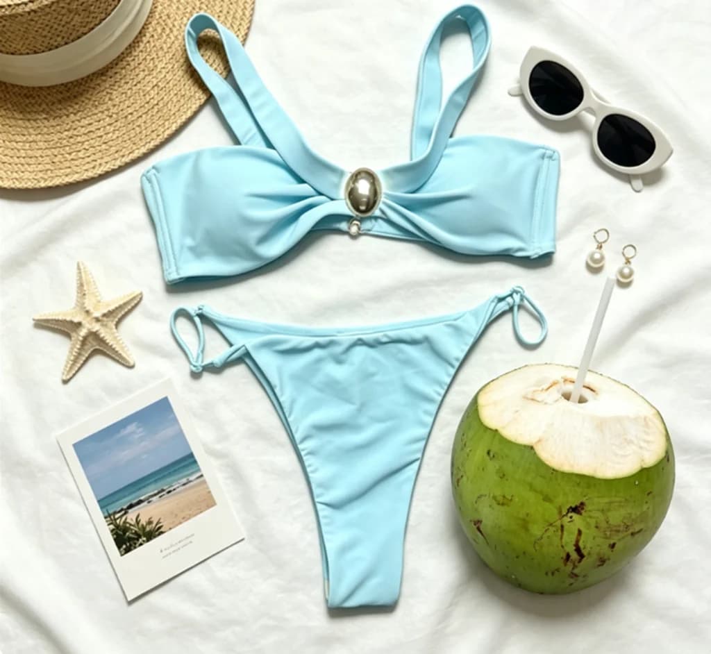 2026 Sexy Micro Bikini Push-Up da Donna, Costume da Bagno Femminile a Vita Bassa, Set Bikini Brasiliano, Abbigliamento da Spiaggia, Biquini