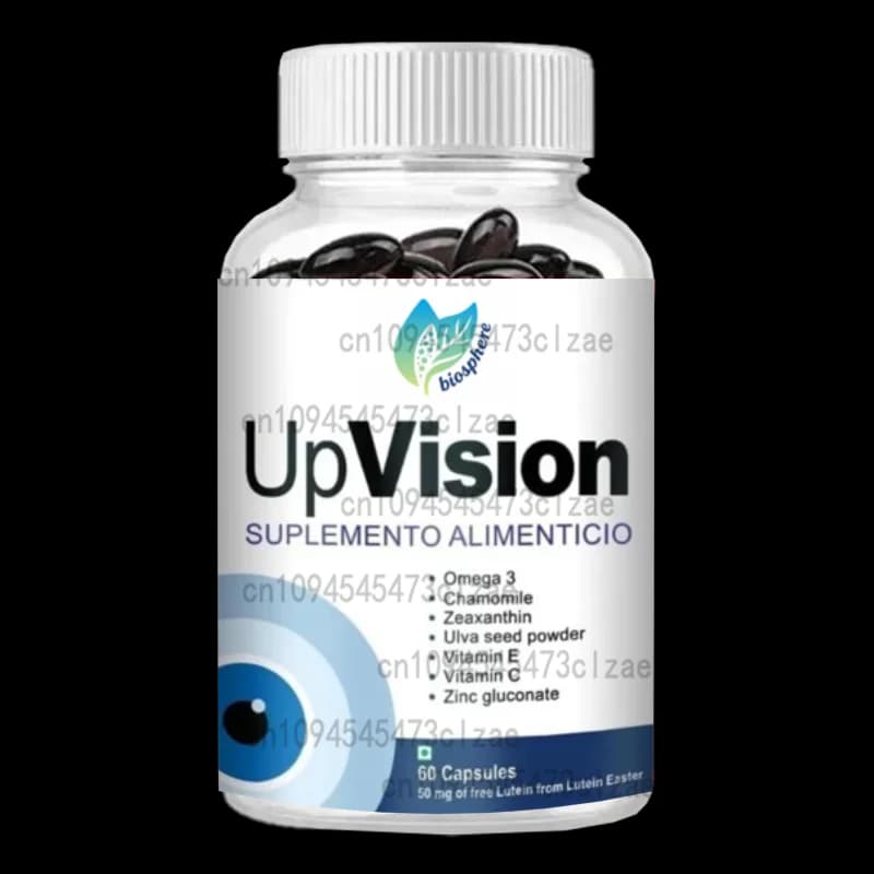 Eye health supplement, containing Omega-3, vitamin E, A, C, B2, lutein, zeaxanthin - vegetarian capsules