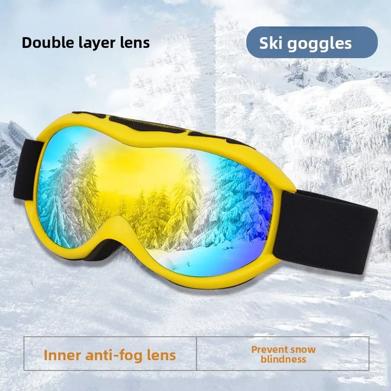 Occhiali da Sci Invernali Antivento, Occhiali da Neve per Escursionismo, Occhiali Sportivi da Esterno, Occhiali Antipolvere per Moto e Ciclismo, Occhiali da Sole con Lenti e Montatura