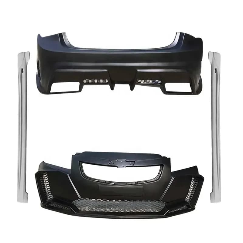 Abs Plastic Car Body Kits Transformers Style Front Bumper Rear Bumper Side Skirts for Chevrolet Cruze 2009-2014 Car Bumpers