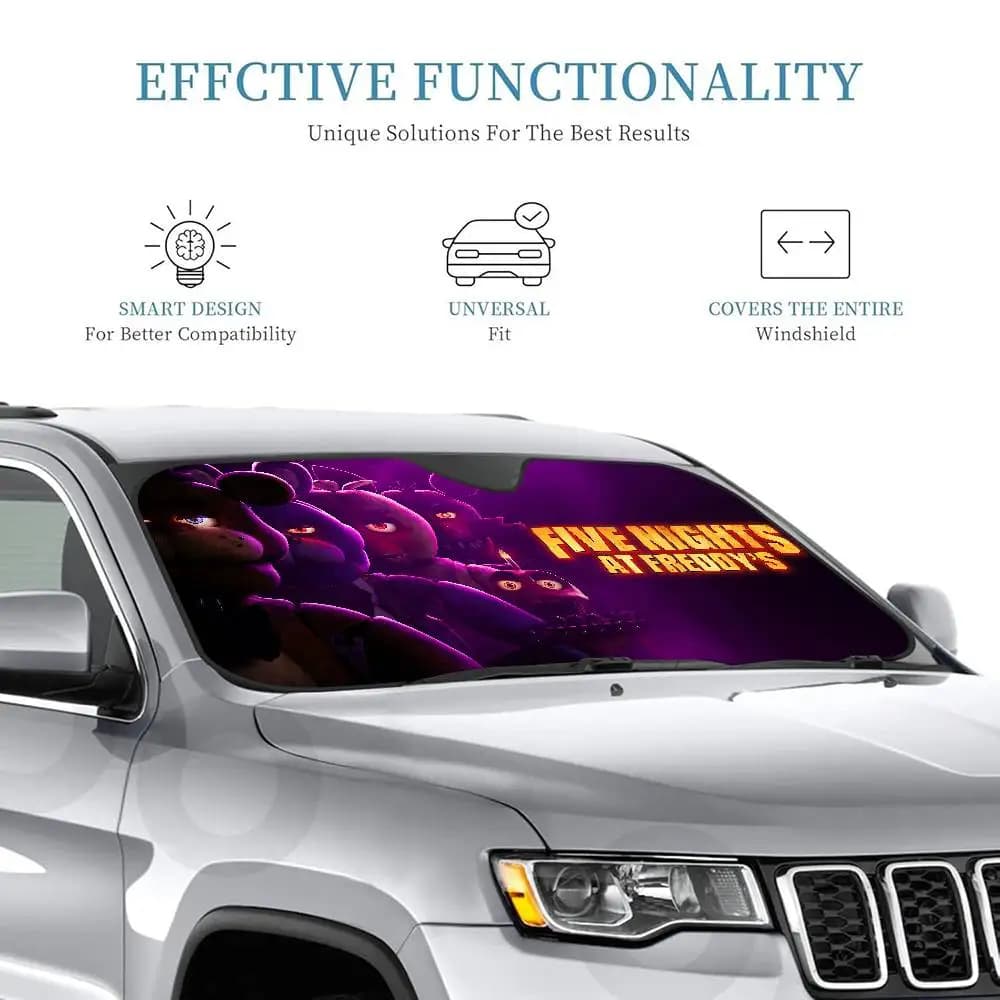 Parasole per Parabrezza Auto Five Nights at Freddy's, Accessorio Protettivo per Finestrino Anteriore di Auto, SUV e Camion
