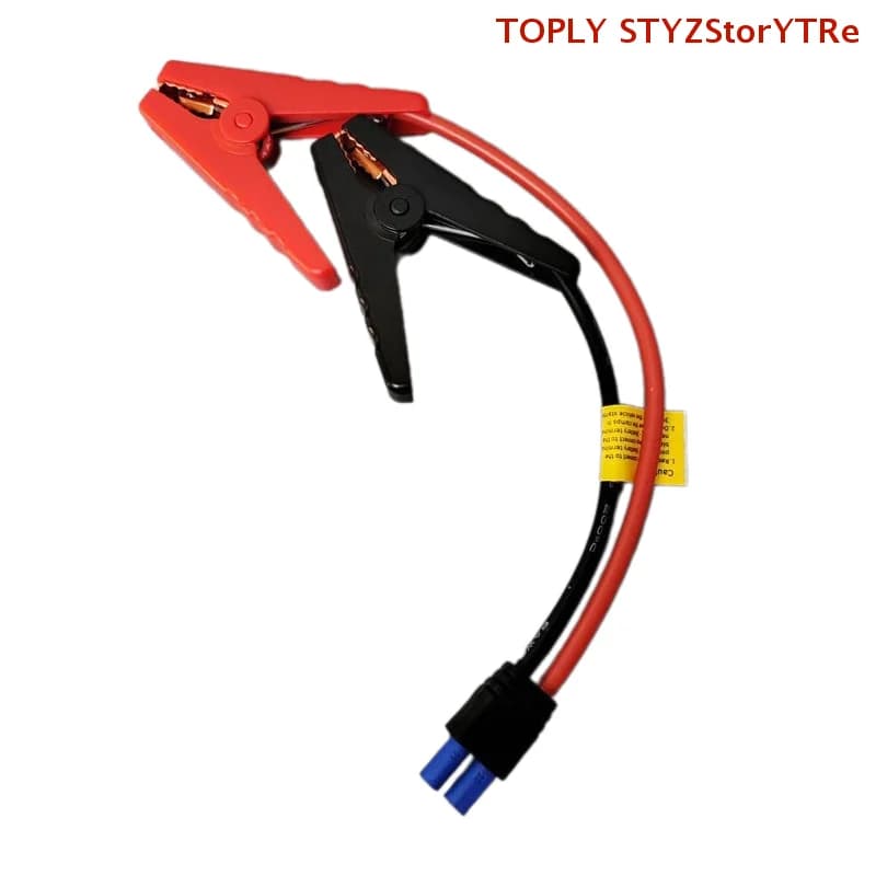 Set di 1 Avviatore d'emergenza ad alte prestazioni con morsetti a coccodrillo per auto 12V con connettore EC5