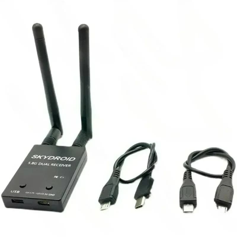 Ricevitore Doppio 5.8G OTG e Trasmettitore Video per Telefono Cellulare, Drone FPV, Occhiali VR, Scheda di Acquisizione UVC