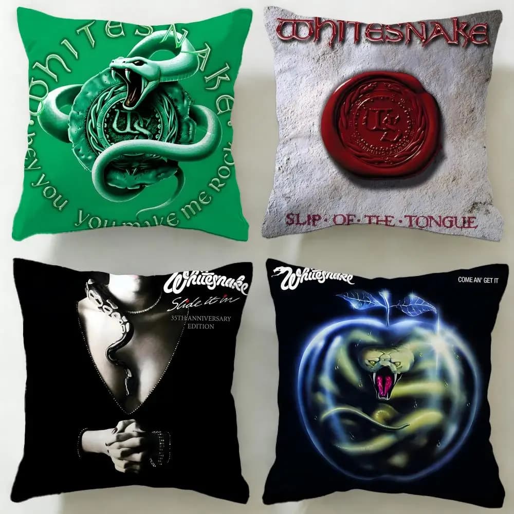 Fodera per cuscino Fashion WWhitesnakeer, morbida e facile da lavare – versatile per divano, letto, viaggi e ufficio