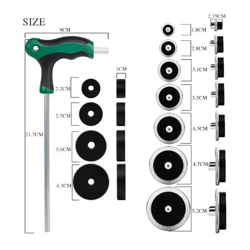 11Pcs Repair Tools Kit for Saxophone Flute Leveling Tone Hole Pad Cup Woodwind Instrument Maintenance Parts