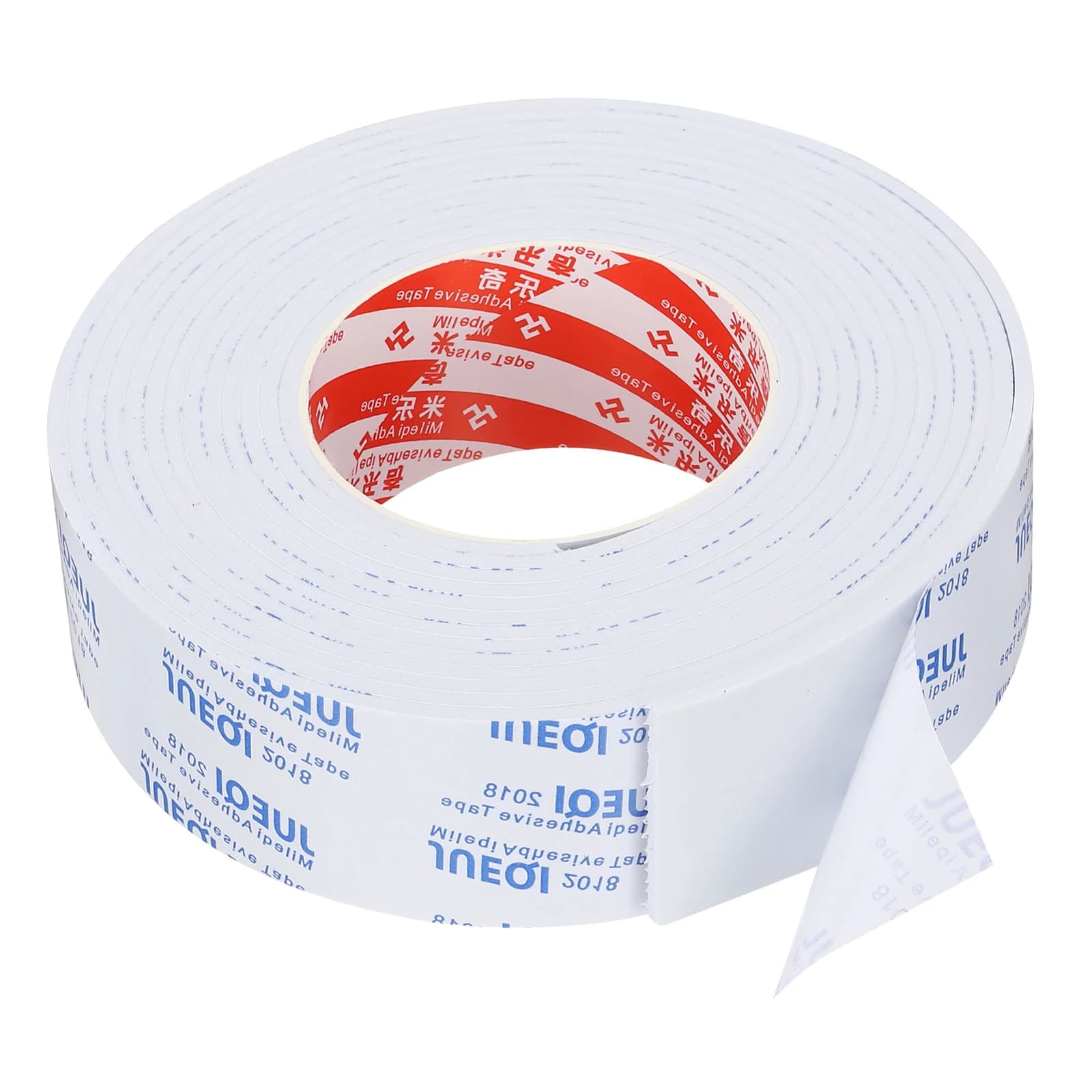 5m Weather Stripping Door Seal nastro in schiuma sigillante su un lato striscia di nastro isolante di larghezza 10-50mm per tubo di mobili per porte e finestre