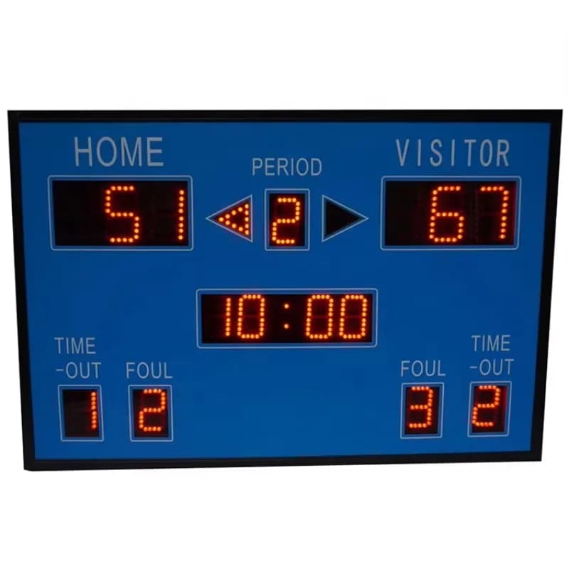 Tabellone segnapunti mobile portatile Segno variabile Tabellone segnapunti elettronico digitale da 3 pollici Tabellone segnapunti con display a LED per basket wireless
