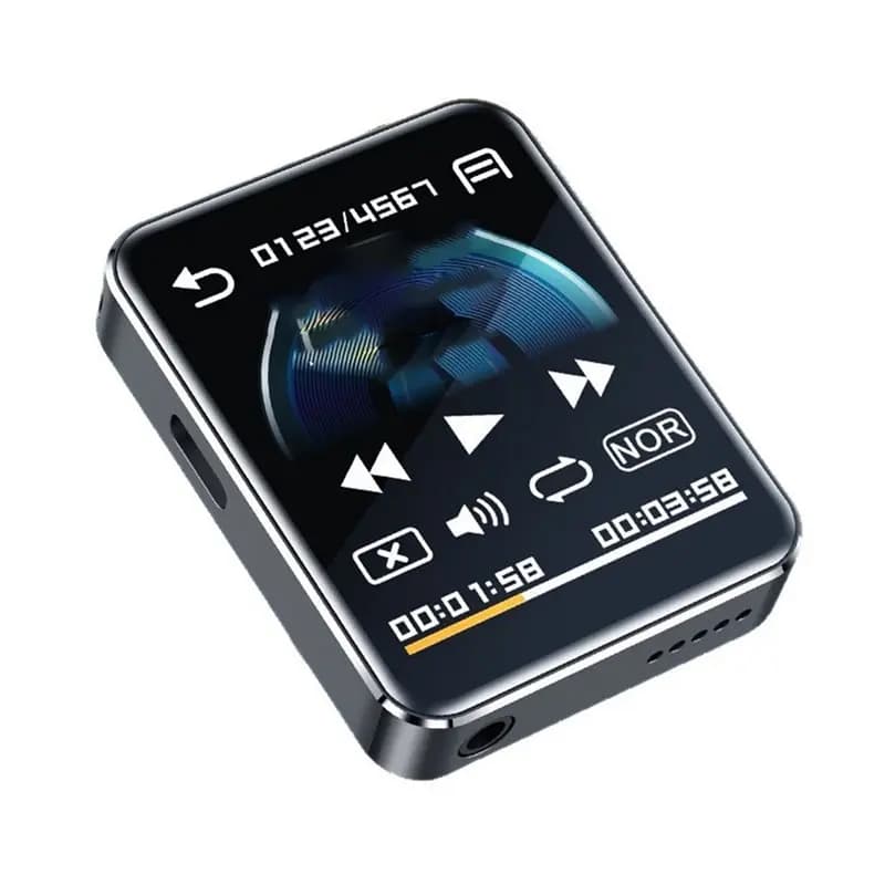 Lettore MP3 FEDI con Schermo Touch da 1,77 Pollici, Altoparlante Bluetooth, Lettore Musicale Hifi Portatile, Walkman MP3, E-Book/Registratore